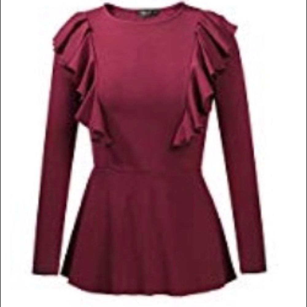 Fall Women’s Peplum Blouse
